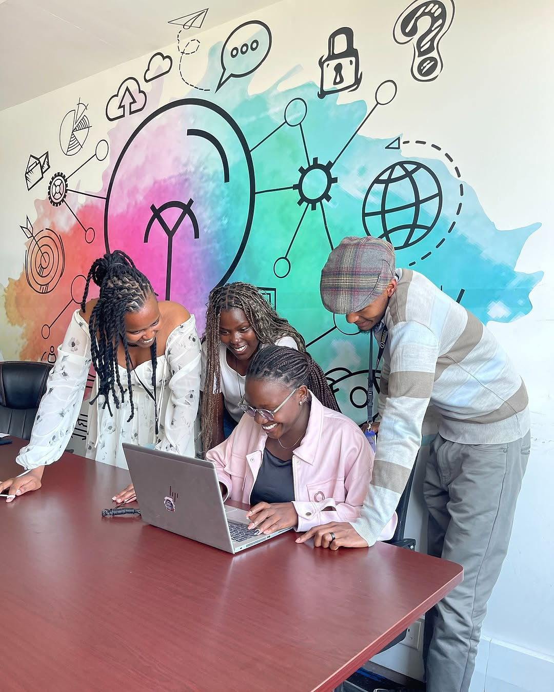 Impact Outsourcing team collaborating